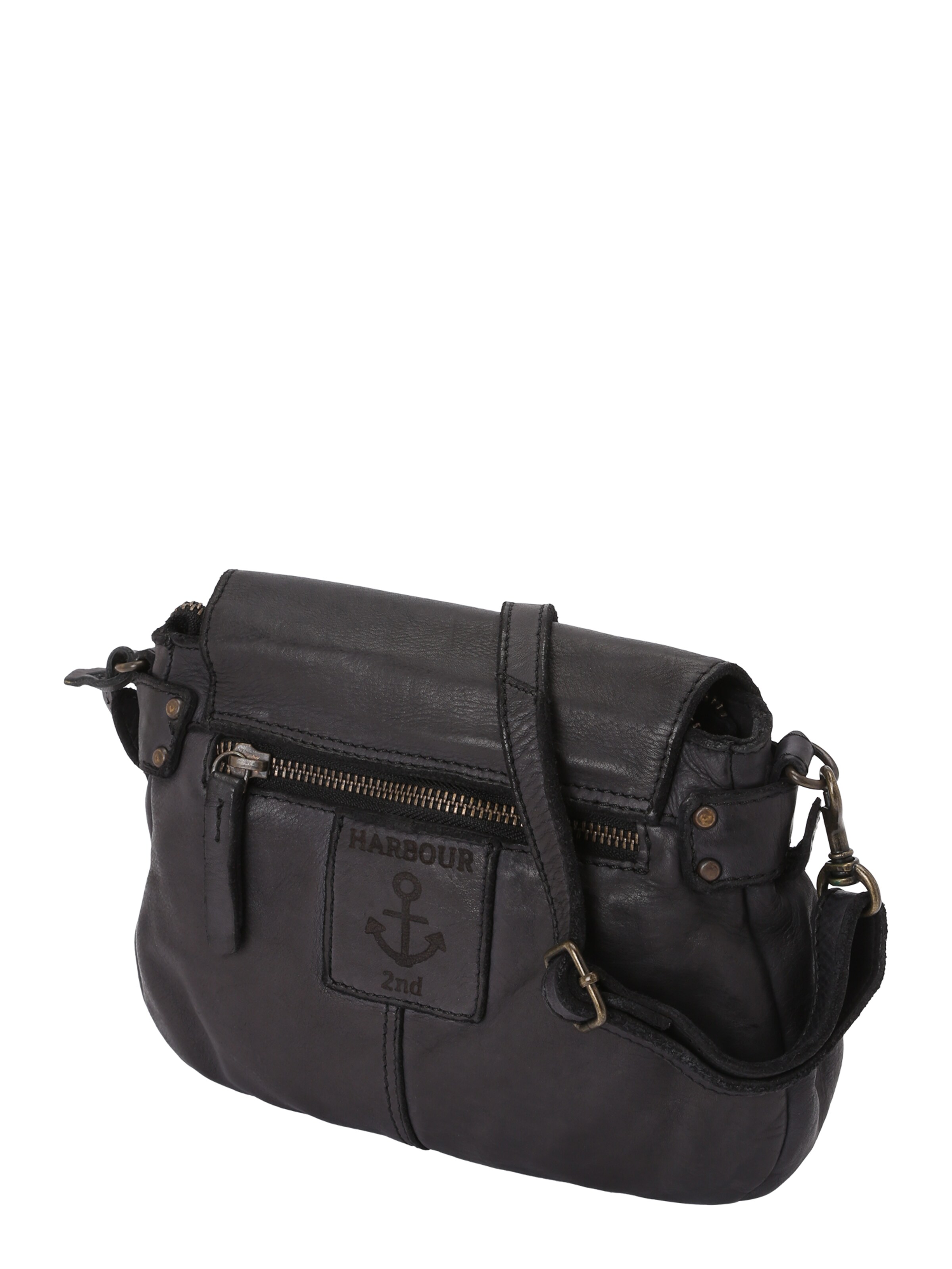 Harbour 2nd Umhängetasche 'Anchor Love Lilou' in Schwarz: Vorderseite