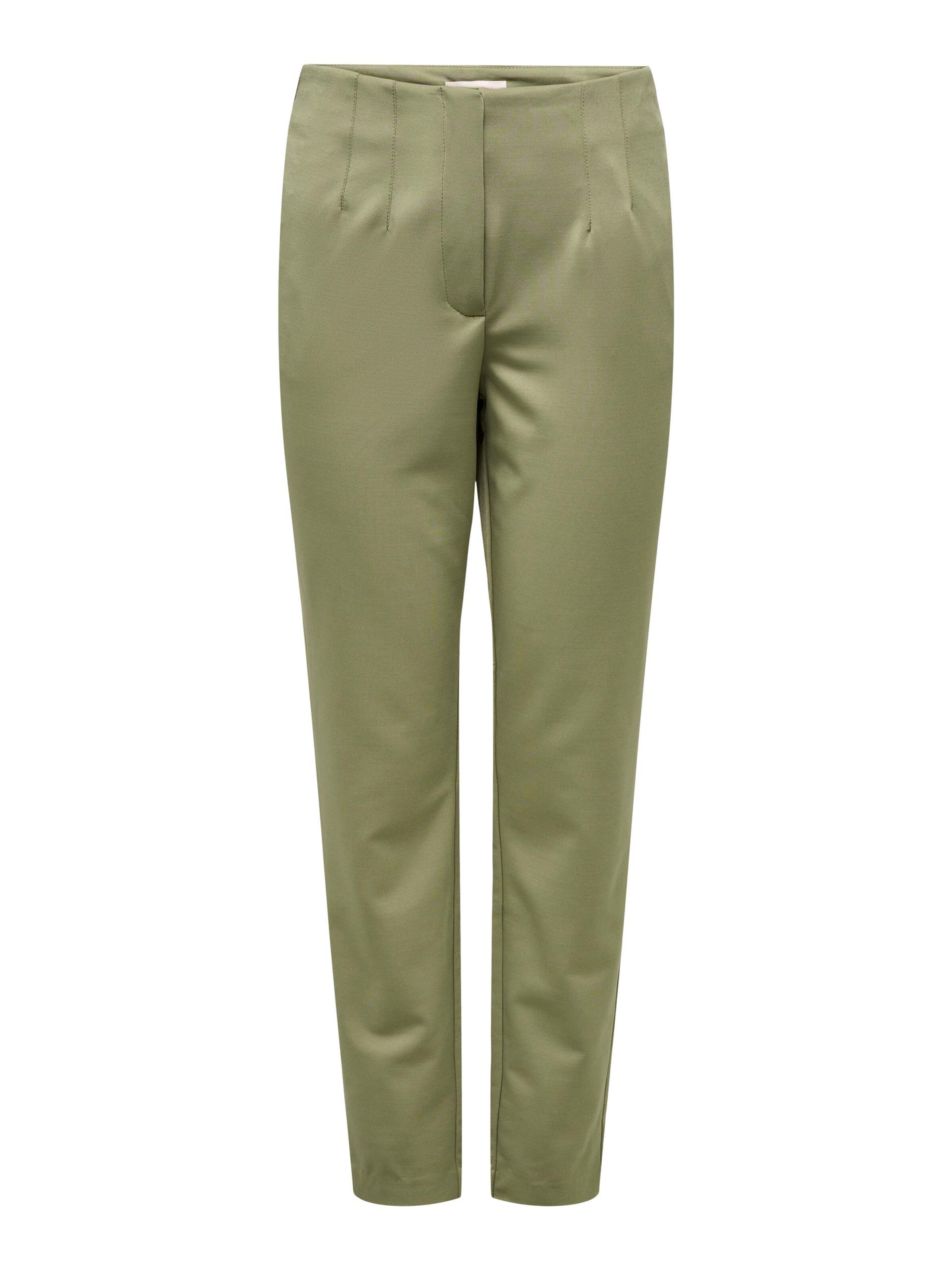 ONLY Slim fit Trousers 'JADA-MERLE' in Green: front