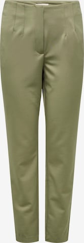 Coupe slim Pantalon 'JADA-MERLE' ONLY en vert : devant