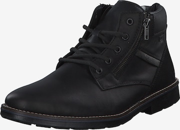 Rieker Lace-Up Boots '15303' in Black: front