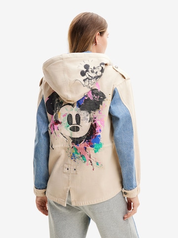 Desigual Φθινοπωρινό και ανοιξιάτικο μπουφάν 'Mickey Mouse' σε ανάμεικτα χρώματα: μπροστά