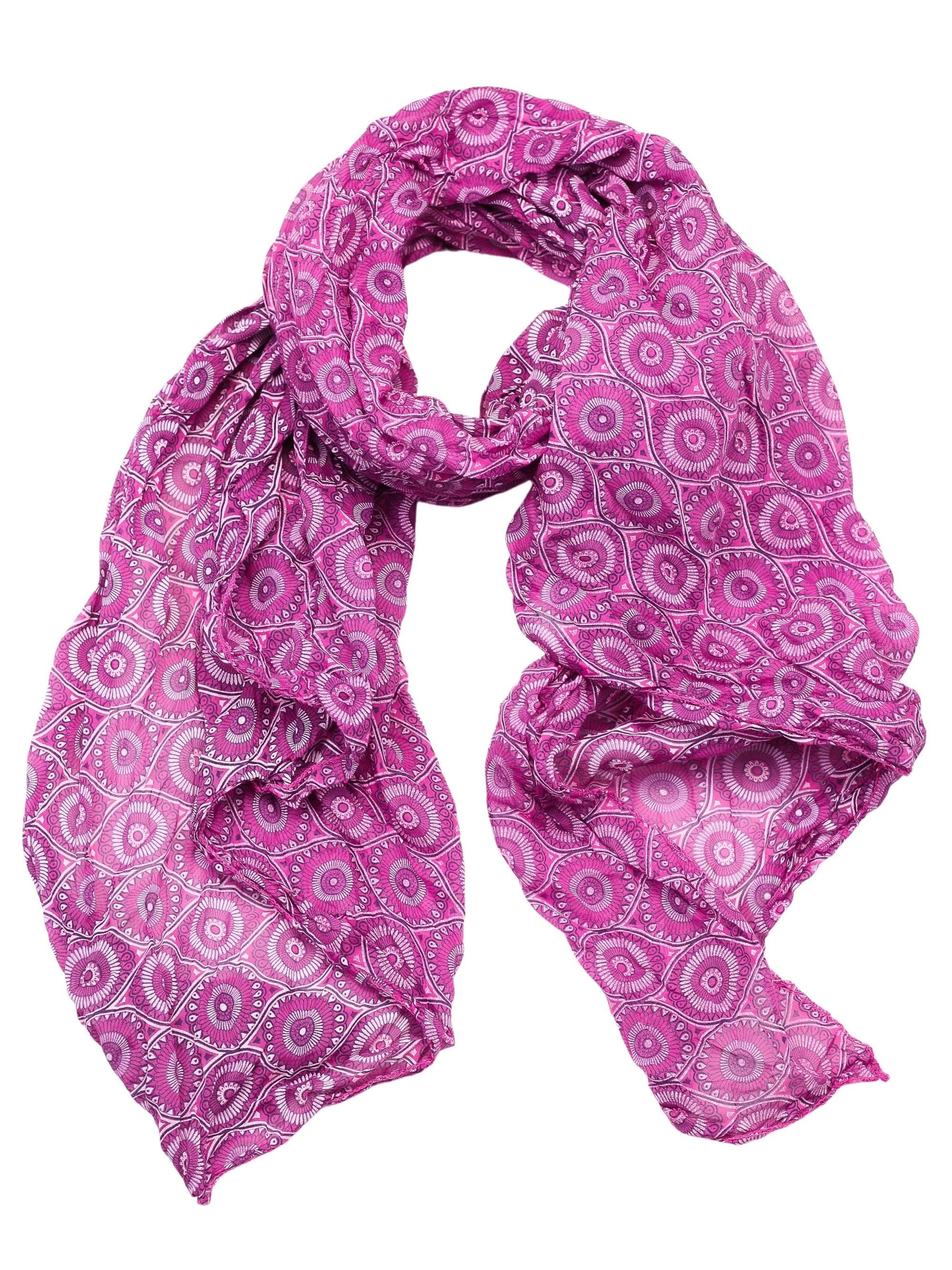 COLLEZIONE ALESSANDRO Scarf 'Ra' in Pink: front
