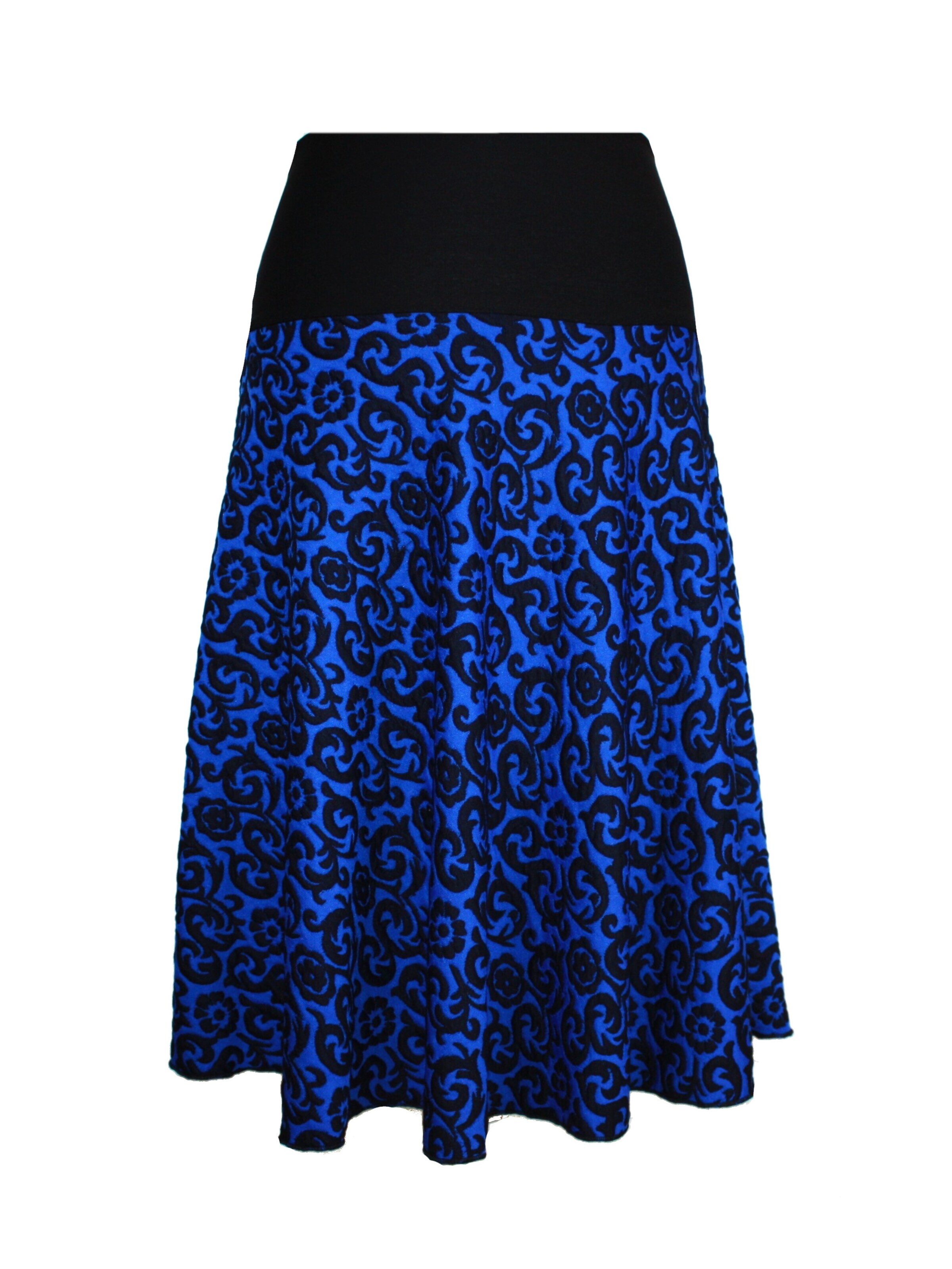 dunkle design Rock 'Floral'‌‌‌‌‌‌‌ in Blau: Vorderseite