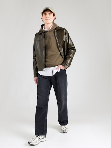 JACK & JONESSweater majica 'JCOPOINT' - zelena boja