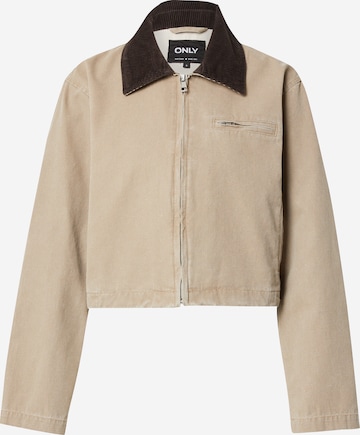 smėlio ONLY Demisezoninė striukė 'ONLCAVA': priekis