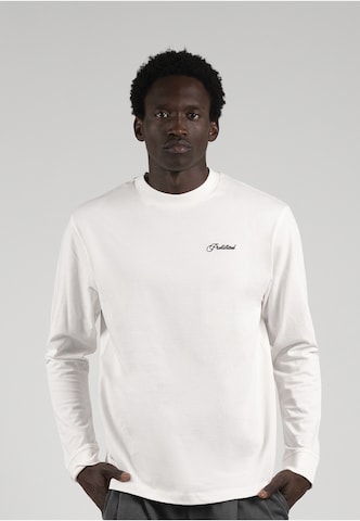 Prohibited - Camisa 'Après Ski' em branco: frente