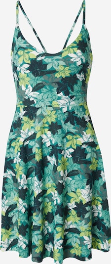 Trendyol Καλοκαιρινό φόρεμα σε σμαραγδί / μήλο / σκούρο πράσινο / λευκό, Άποψη προϊόντος