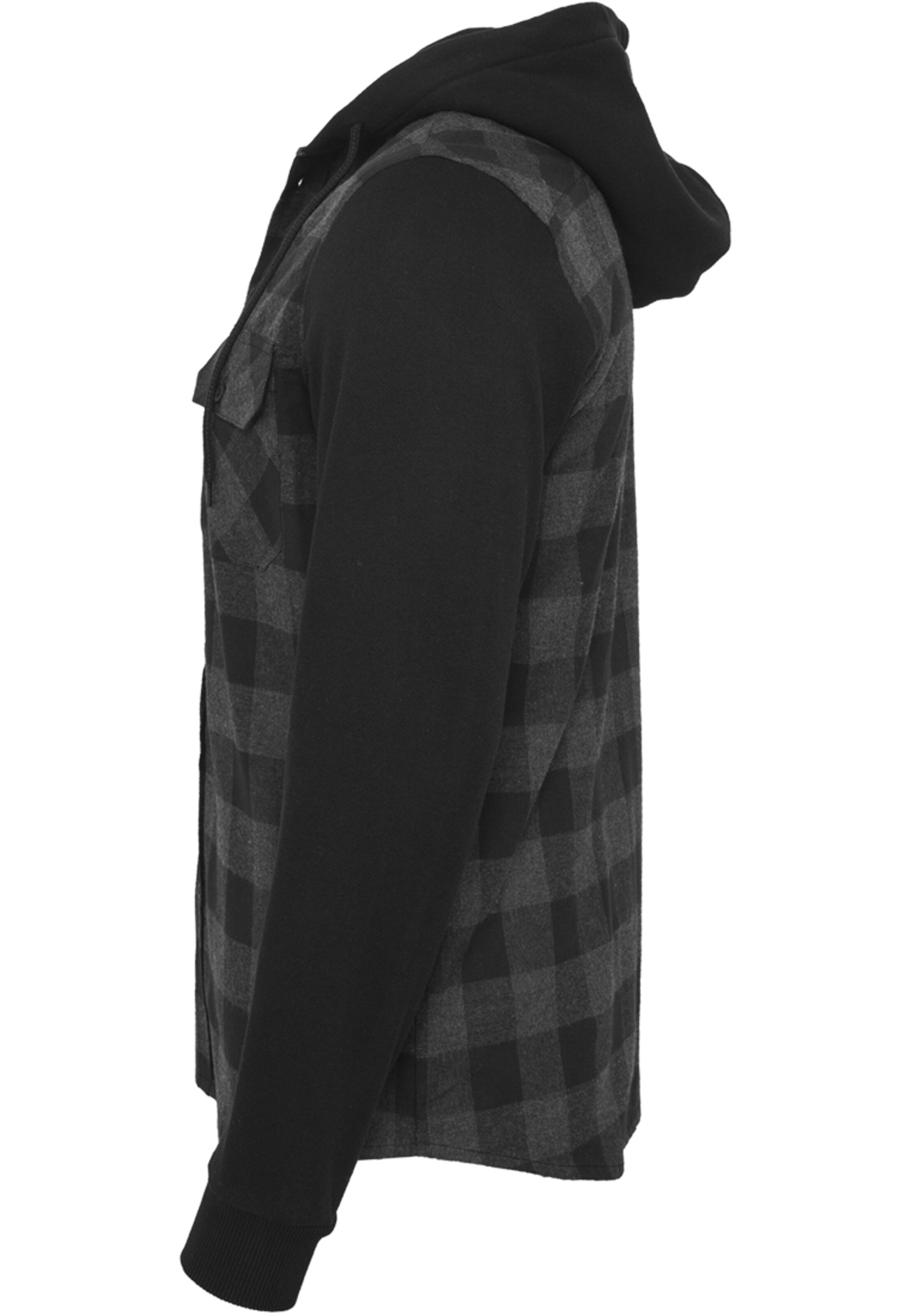 Urban Classics Regular fit Overhemd in Zwart