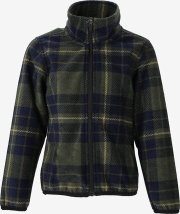 ZigZag Fleece Jacket 'Lumber' in Blue: front