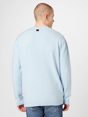 COLOURS & SONS Pullover 'Hairy' in Blau