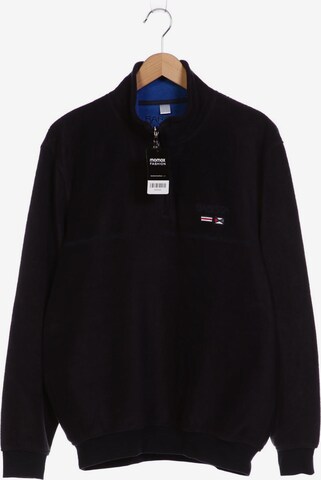 BABISTA Sweatshirt & Zip-Up Hoodie in 4XL in Black: front