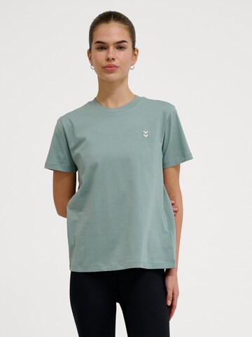 Hummel Functioneel shirt in Groen: voorkant