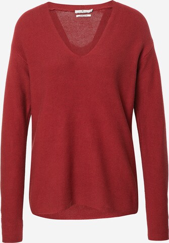 TOM TAILOR Pullover in Rot: front
