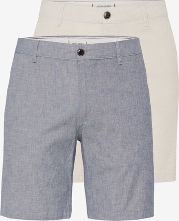 JACK & JONES Regular Chino Pants 'Dave' in Blue: front