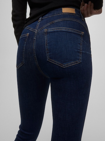Pull&Bear Skinny Jeansy w kolorze niebieski