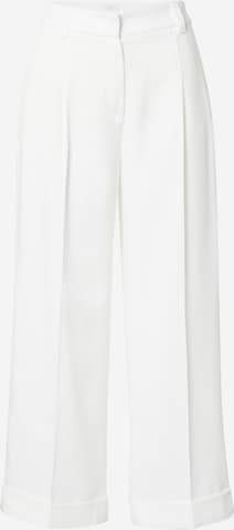 Riani - Calças com pregas em branco: frente