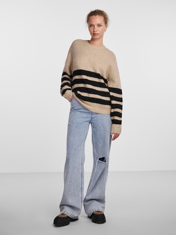 PIECES Sweater 'BROOKS' in Beige