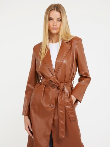 GUESS Between-Seasons Coat in Brown