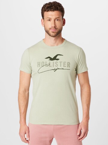 HOLLISTER Shirt in Green: front