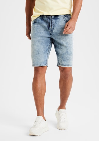 BUFFALO Regular Shorts in Blau: Vorderseite