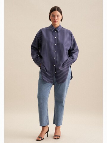 SEIDENSTICKER Blouse 'Schwarze Rose' in Blue