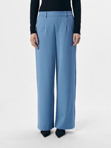 OBJECT Wide leg Pants 'LISA' in Blue: front