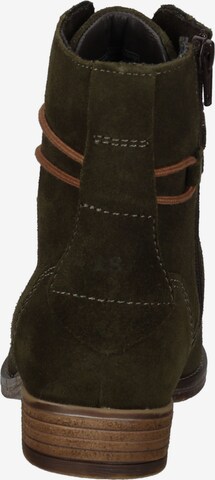 JOSEF SEIBEL Lace-Up Ankle Boots in Green