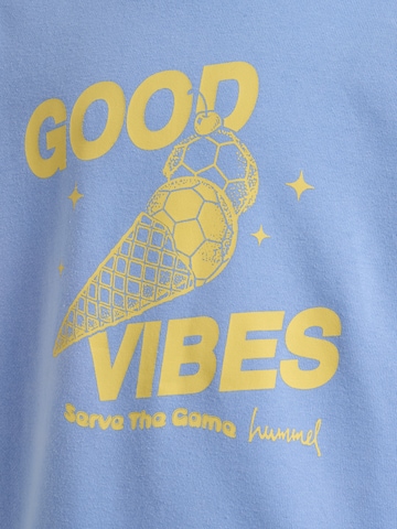 Hummel Sweatshirt in Blauw