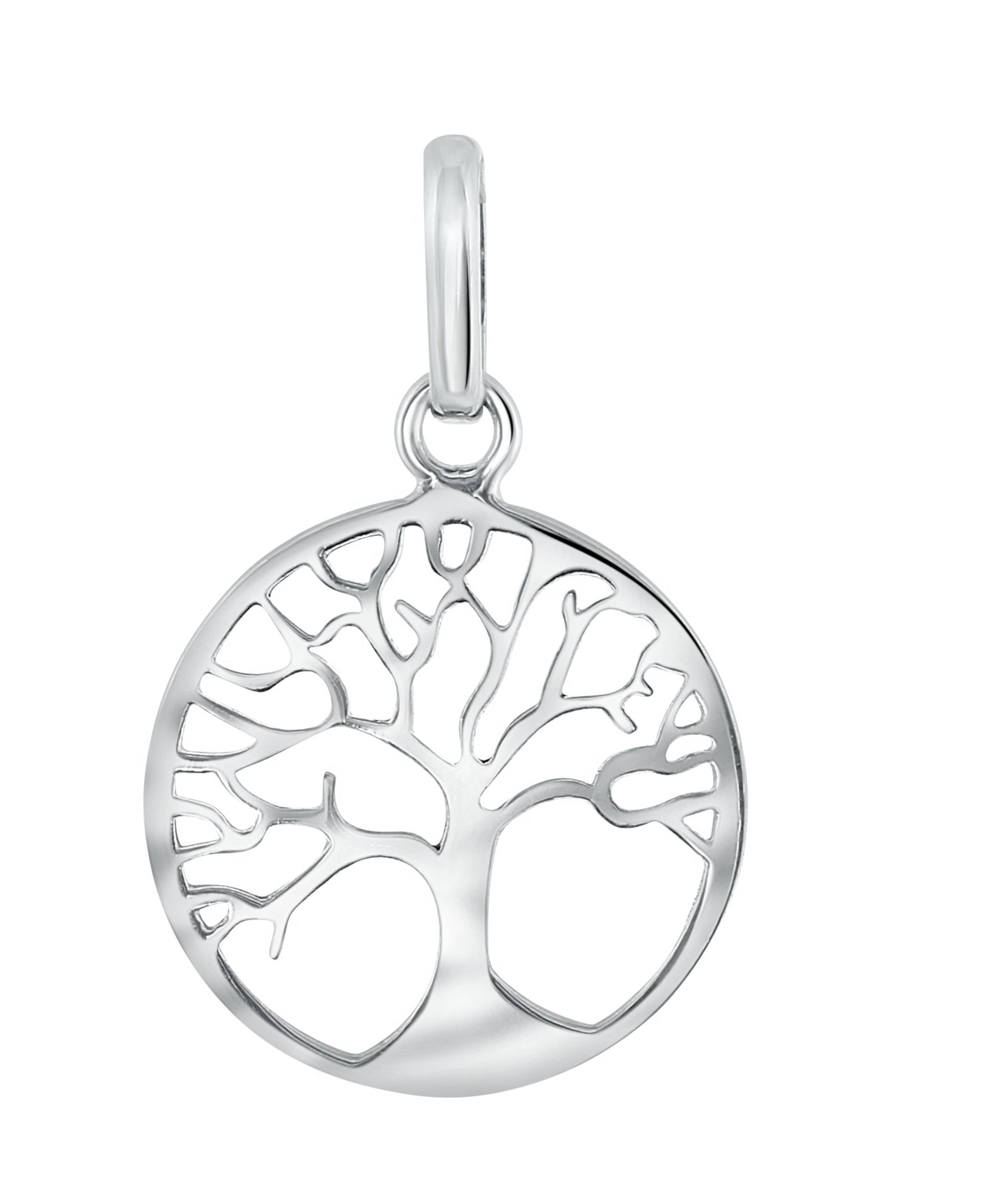 Lucardi Anhänger in silber, Produktansicht