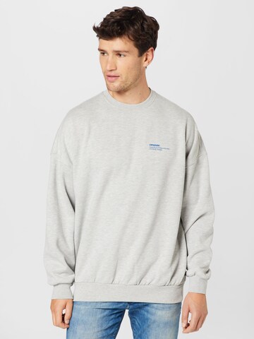 Dr. Denim Sweatshirt 'Justus' in Grau: Vorderseite