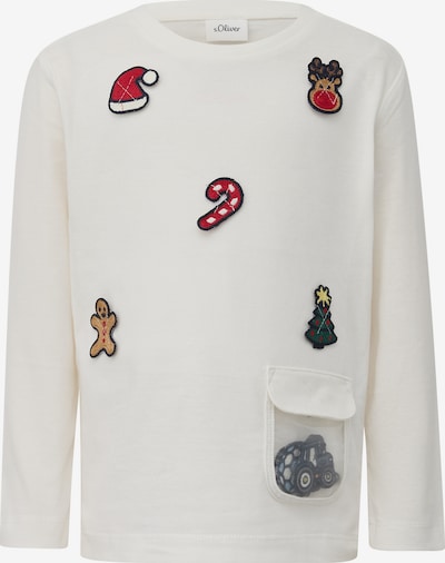 s.Oliver Shirt in 104-110 in hellbraun / grün / rot / weiß, Produktansicht