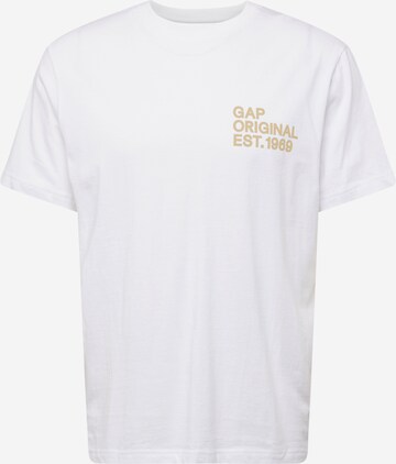 GAP Shirt in Wit: voorkant