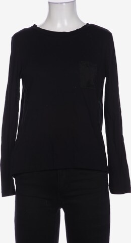 Stefanel Langarmshirt M in Schwarz: predná strana