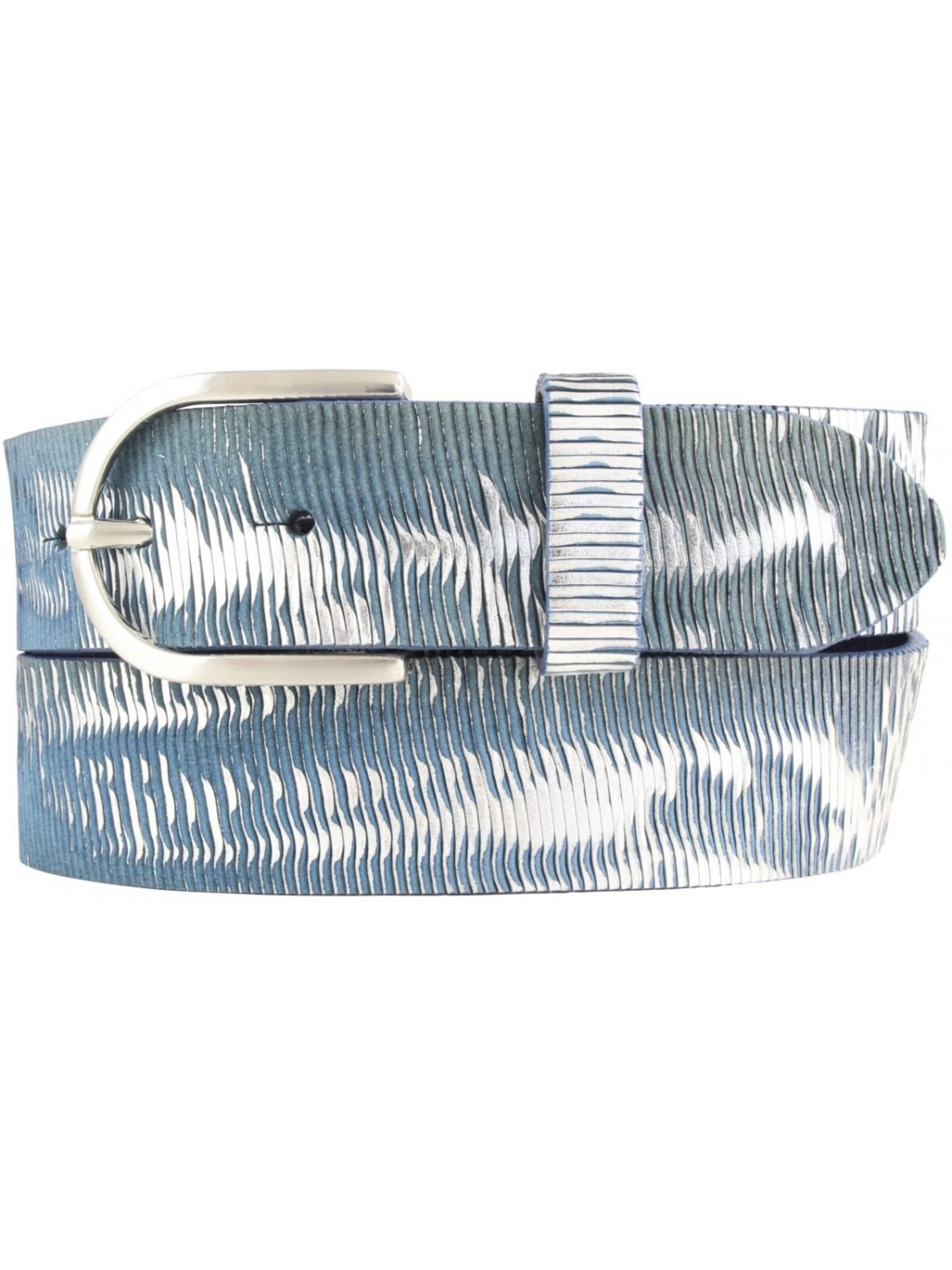 BELTINGER Gürtel 'Sondrioe'‌‌‌‌‌‌‌ in Blau: Vorderseite