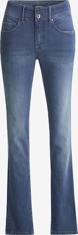 Coupe slim Jean Salsa Jeans en bleu : devant