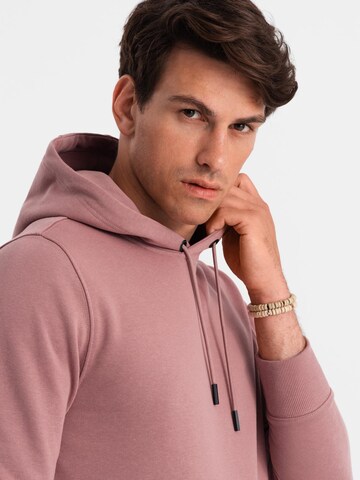 Ombre Sweatshirt 'OM-SSBN-0161' in Roze