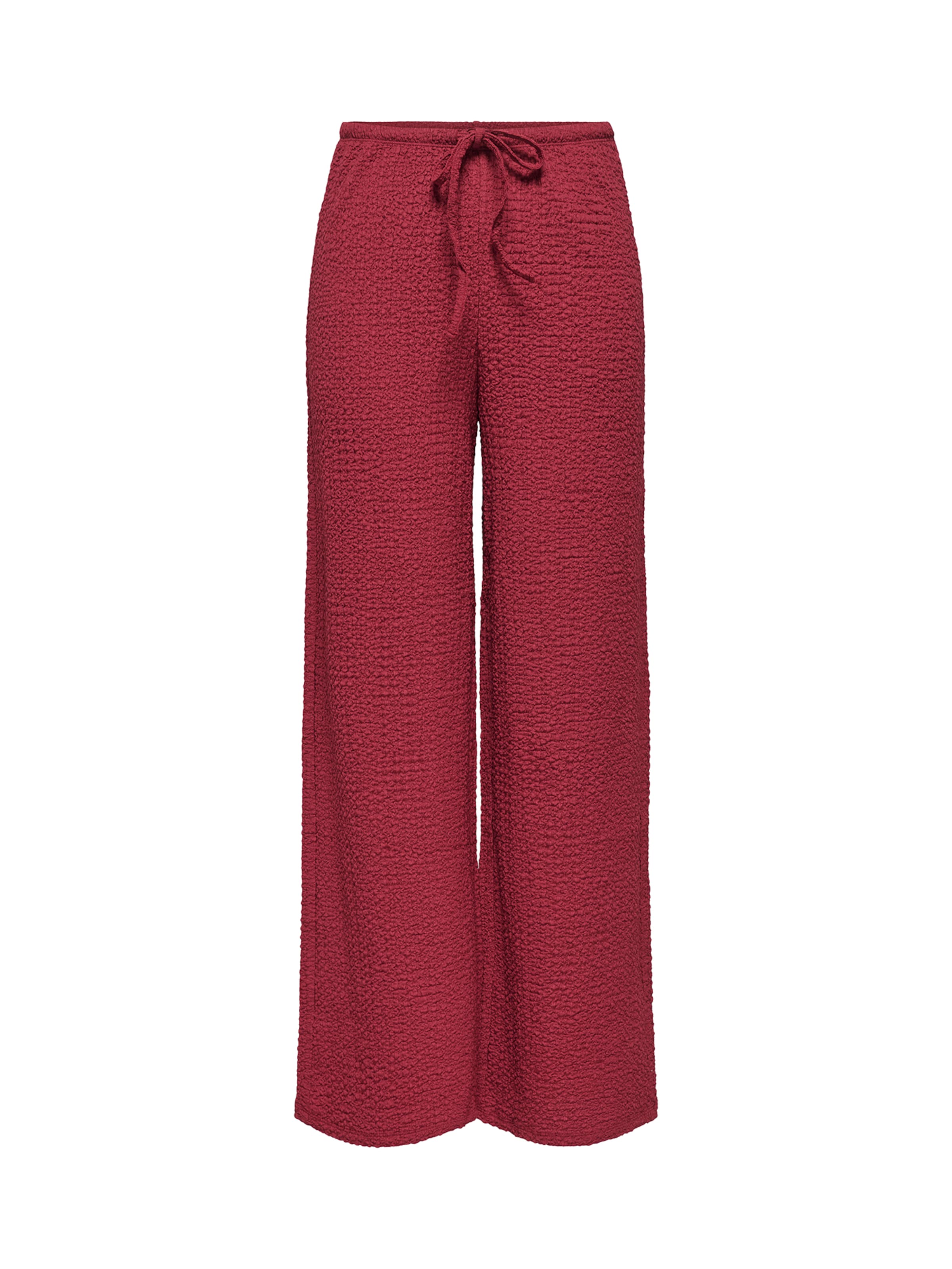 ONLY Wide leg Pants 'ONLERIKKA' in Red: front