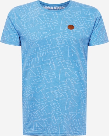 Alife and Kickin T-Shirt 'Mats' in Blau: front