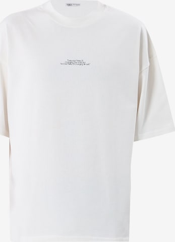 VAMOS CLO Μπλουζάκι σε λευκό: μπροστά