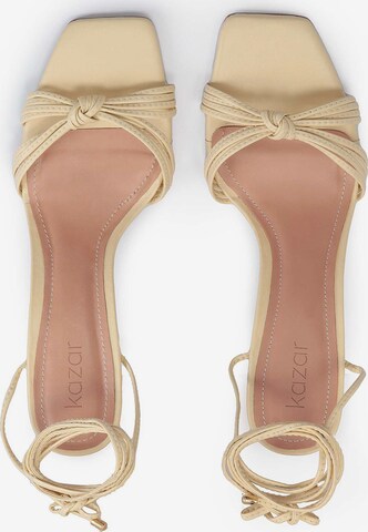 Kazar Strap Sandals in Beige