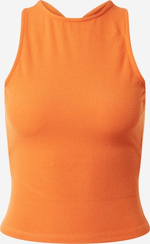 NA-KD - Top 'Femmeblk' en naranja: frente