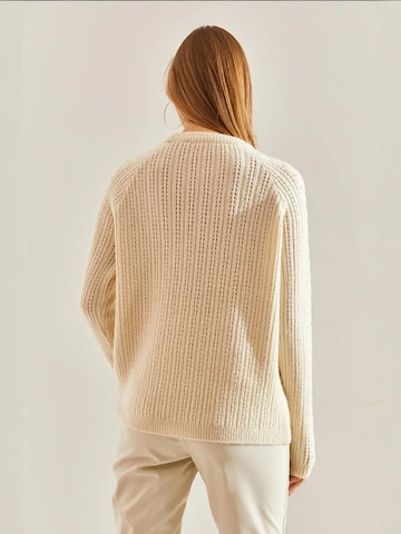Bianco Lucci Pulover 'Pullover' | bela barva