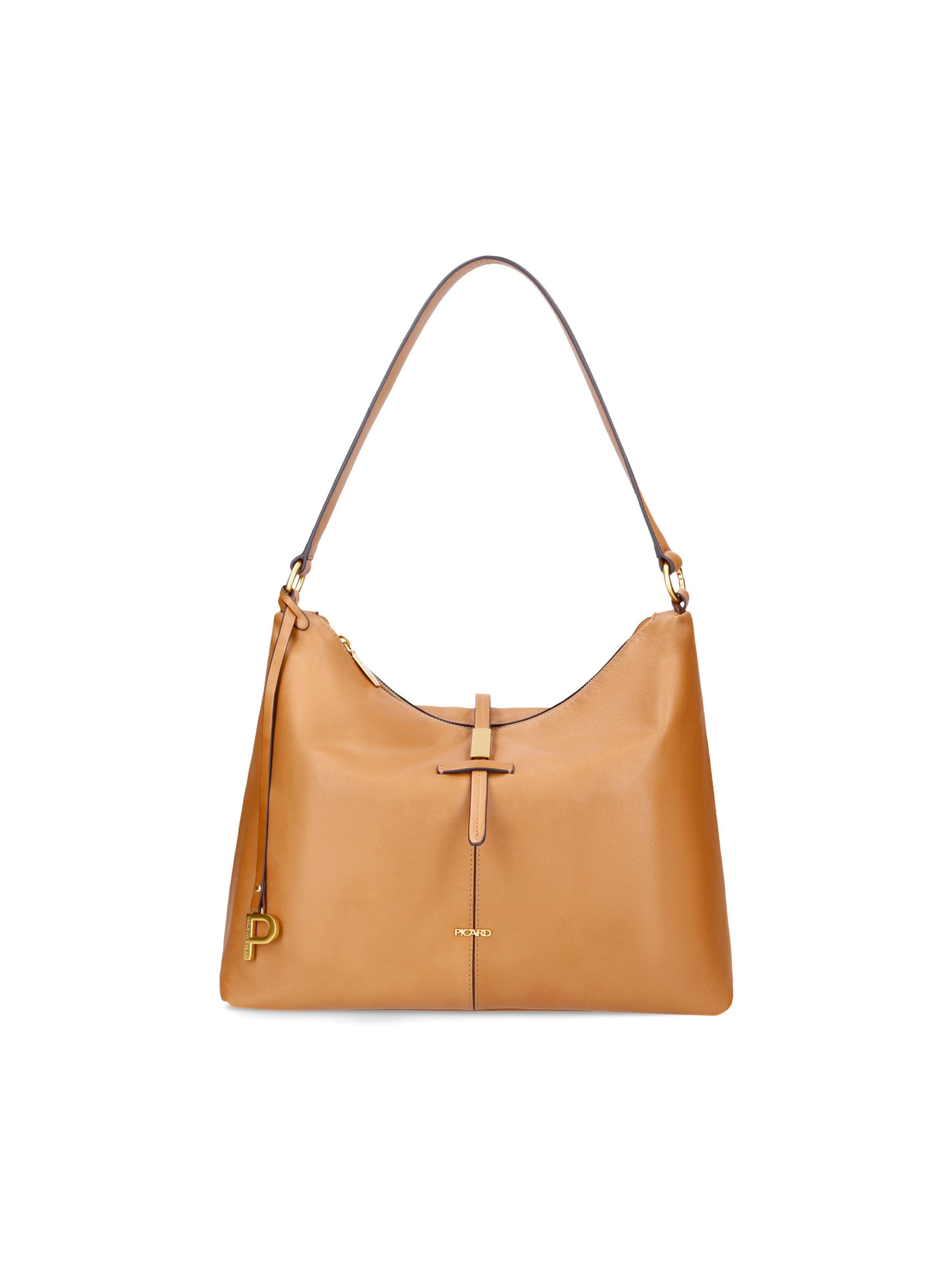 Picard Schultertasche 'Whisper' in Braun: Vorderseite