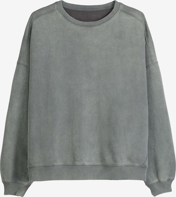 Sweat-shirt Bershka en gris : devant