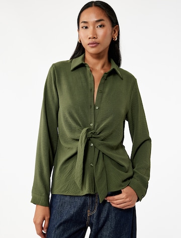 Koton Blouse in Groen: voorkant