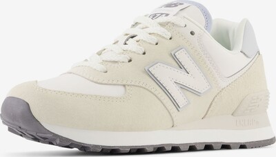 new balance Baskets basses '574' en crème / blanc, Vue avec produit