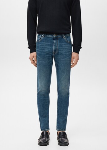 MANGO MAN Skinny Jeans 'Jude' in Blue: front