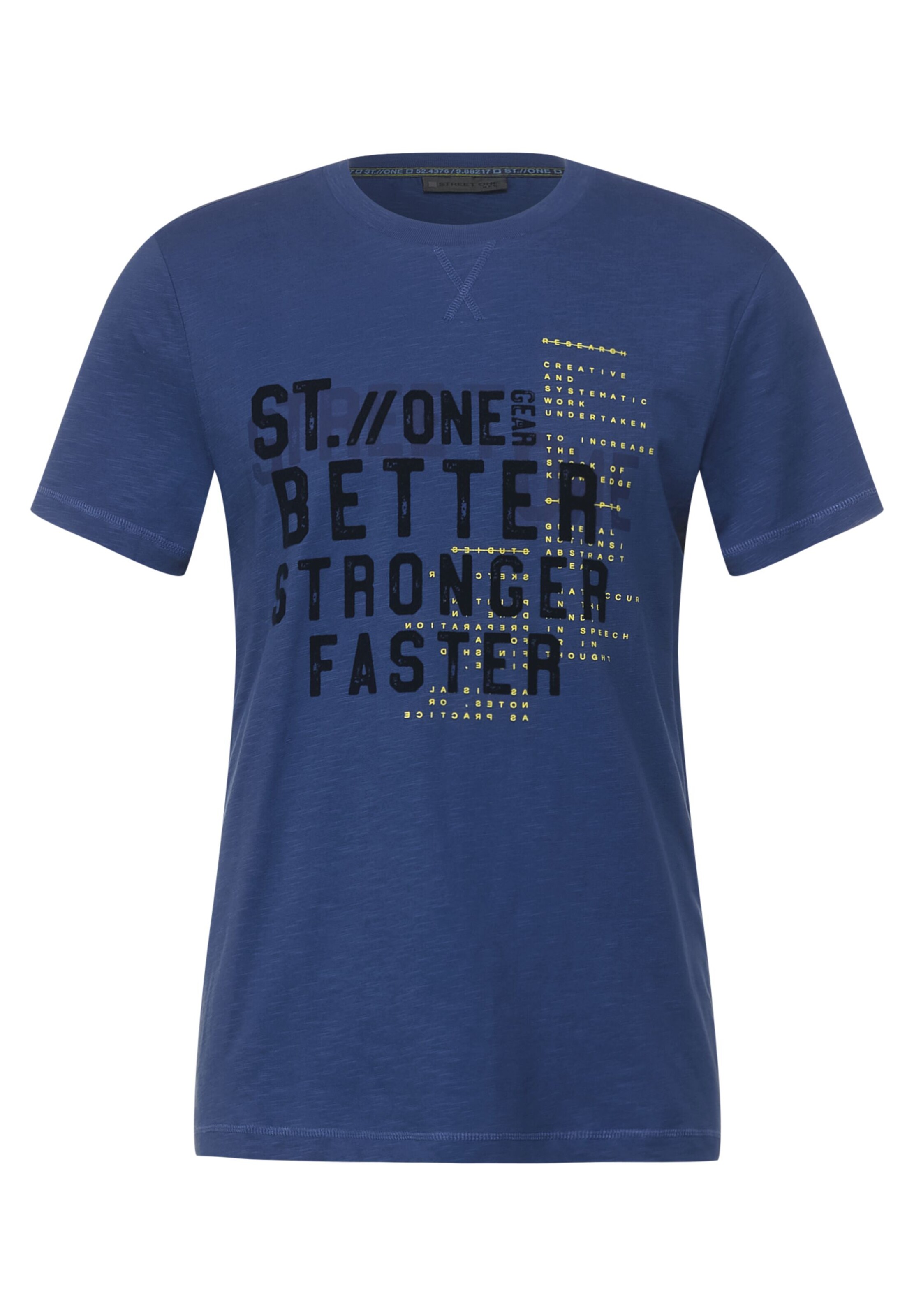 Männer Große Größen Street One MEN Kurzarmshirt in Blau - ZL28231 Männer Große Größen Street One MEN Kurzarmshirt in Blau - ZL28231