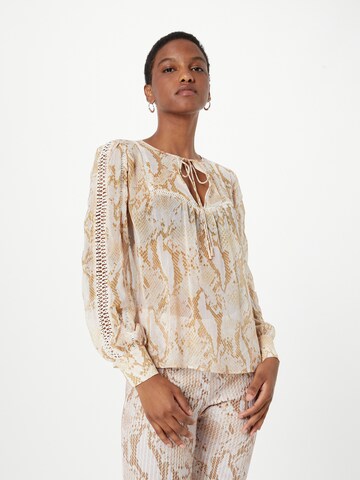 GUESS Blouse 'BRIGIDA' in Beige: front