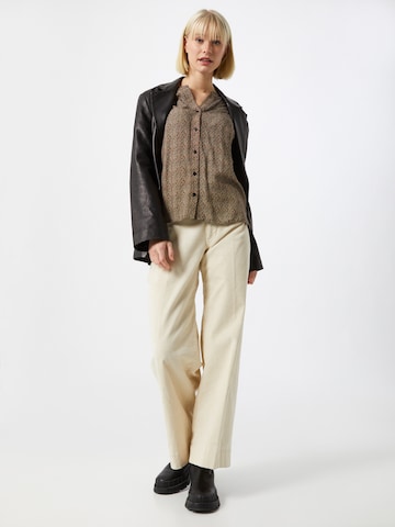 TOM TAILOR Blouse in Brown